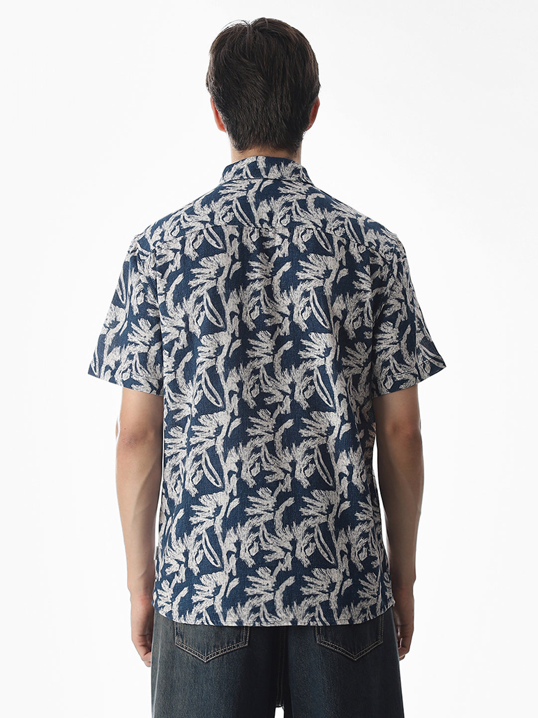 Printed Comfort Fit Cotton Shirt