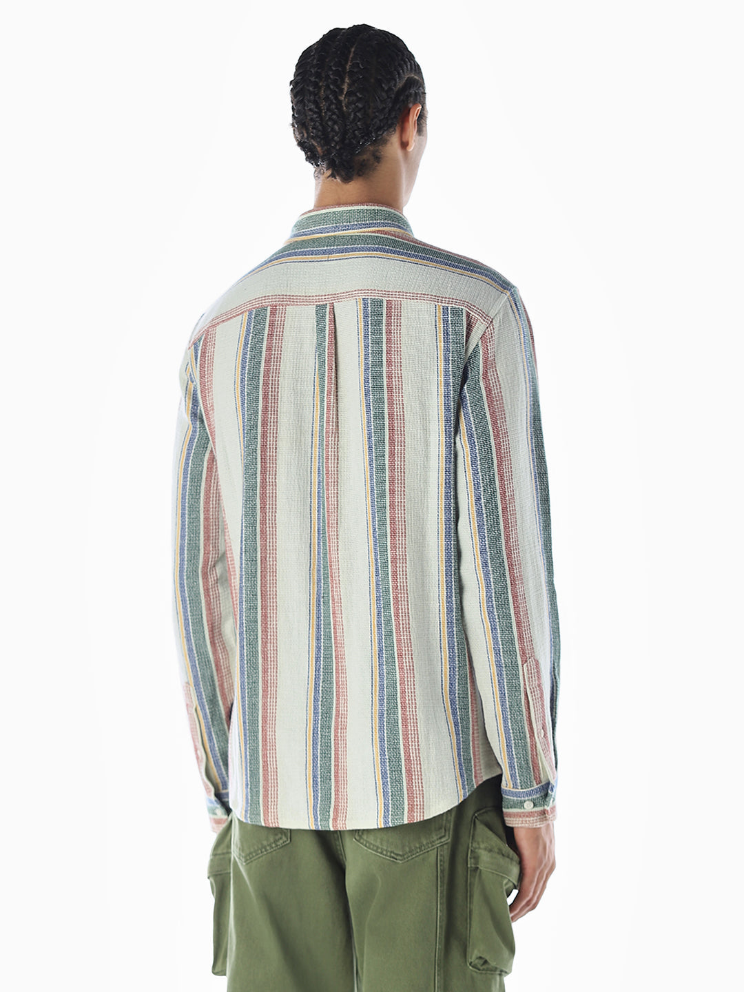 Striped Cotton Regular Fit Shirt