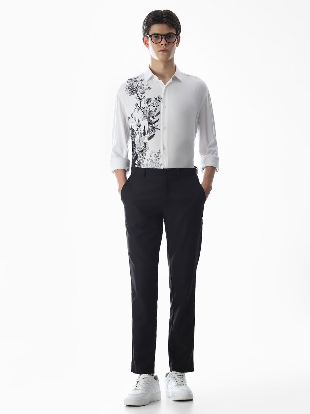 Floral Print Viscose Shirt