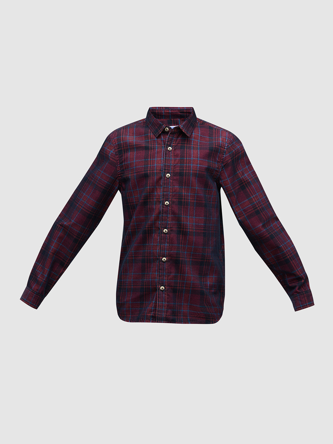 Boys Check Cotton Shirt