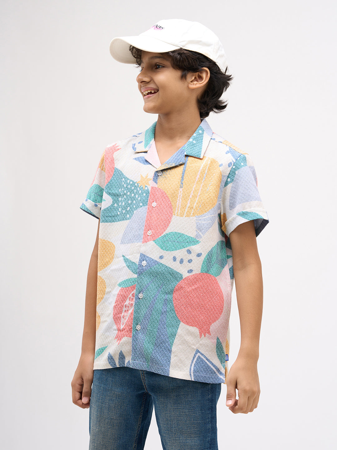 Boys Printed Woven Shirt