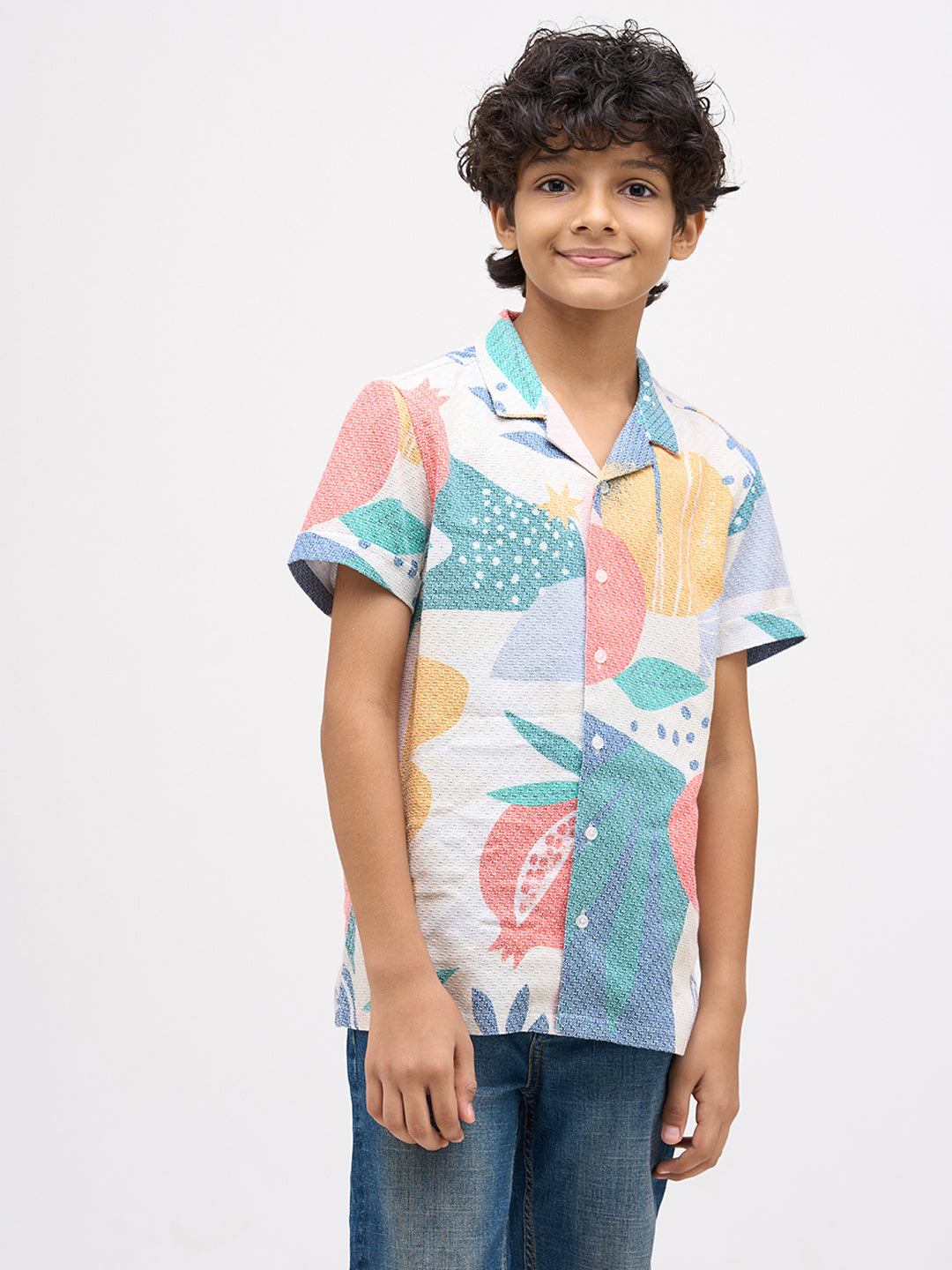 Boys Printed Woven Shirt