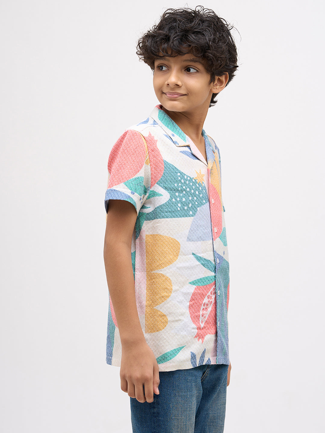 Boys Printed Woven Shirt