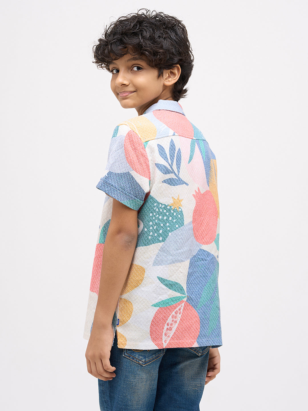 Boys Printed Woven Shirt