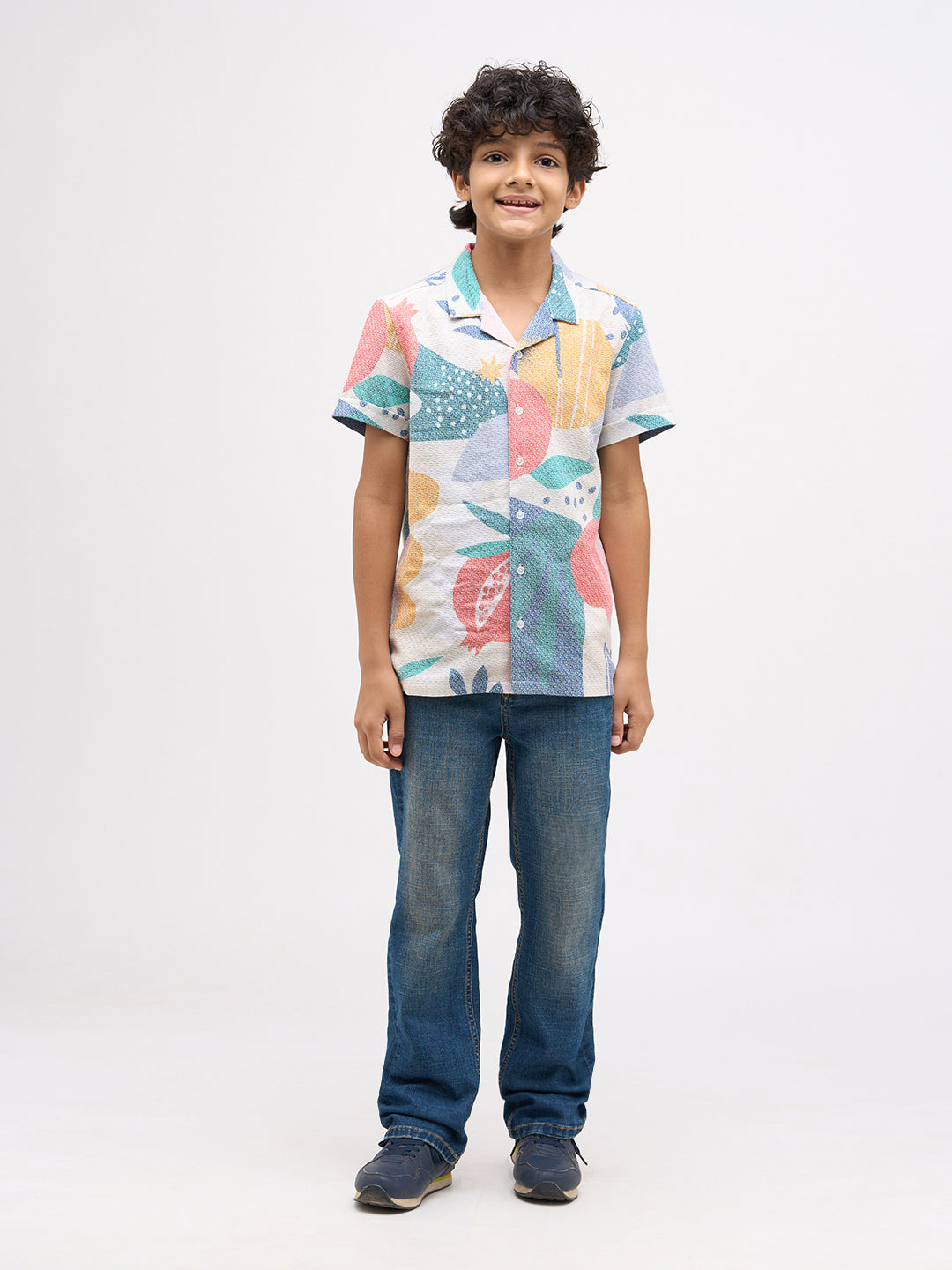 Boys Printed Woven Shirt