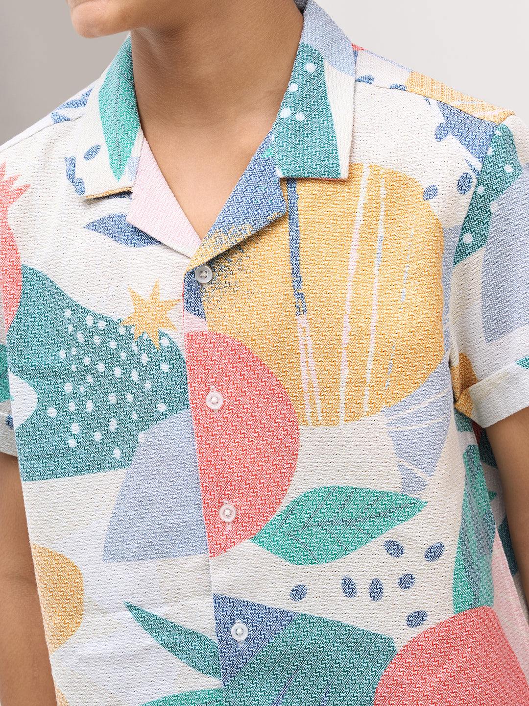 Boys Printed Woven Shirt