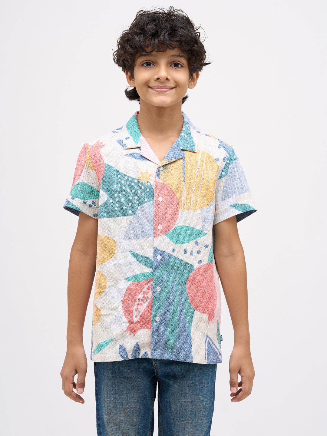 Boys Printed Woven Shirt