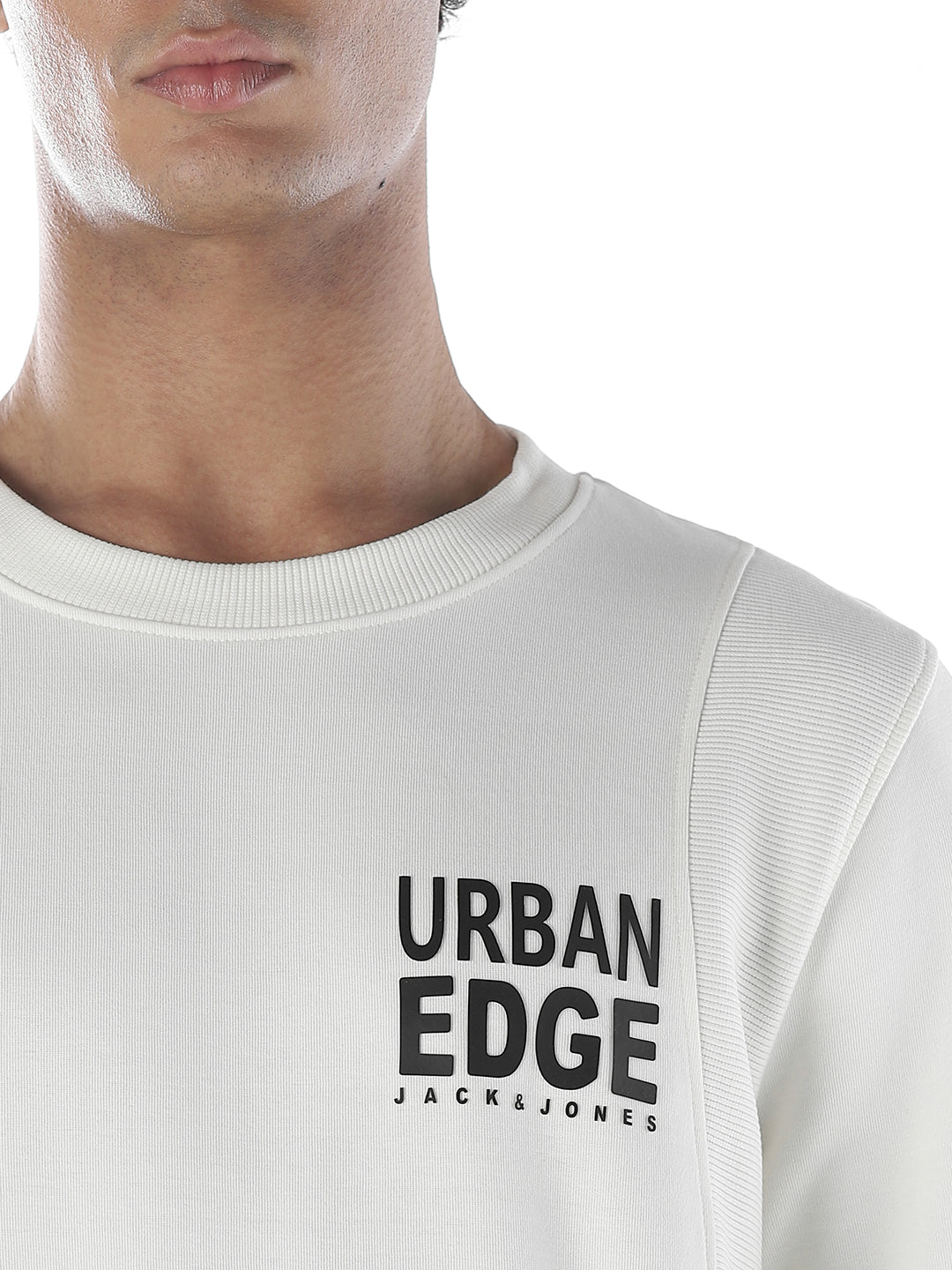 White Printed Sweatshirt