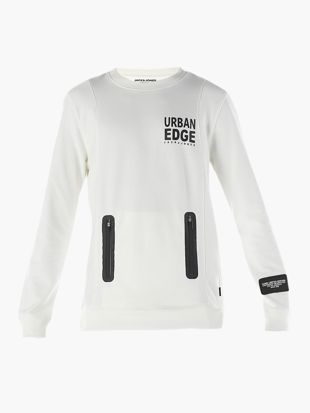 White Printed Sweatshirt