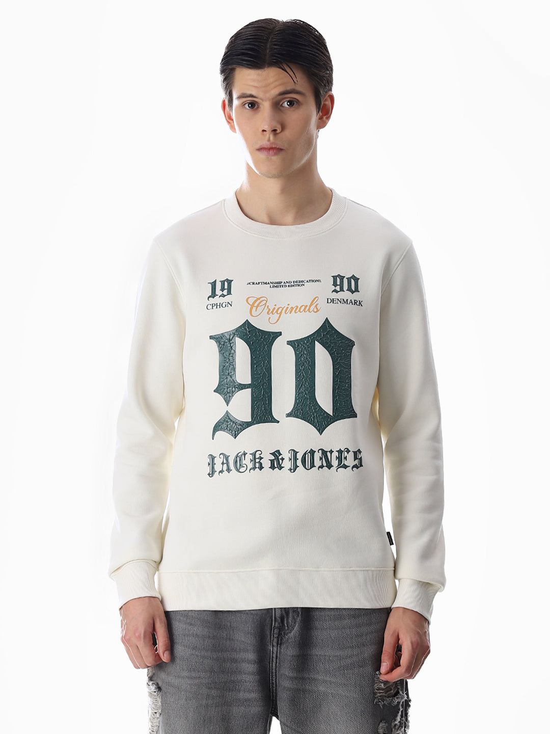 Typographic Print Sweatshirt