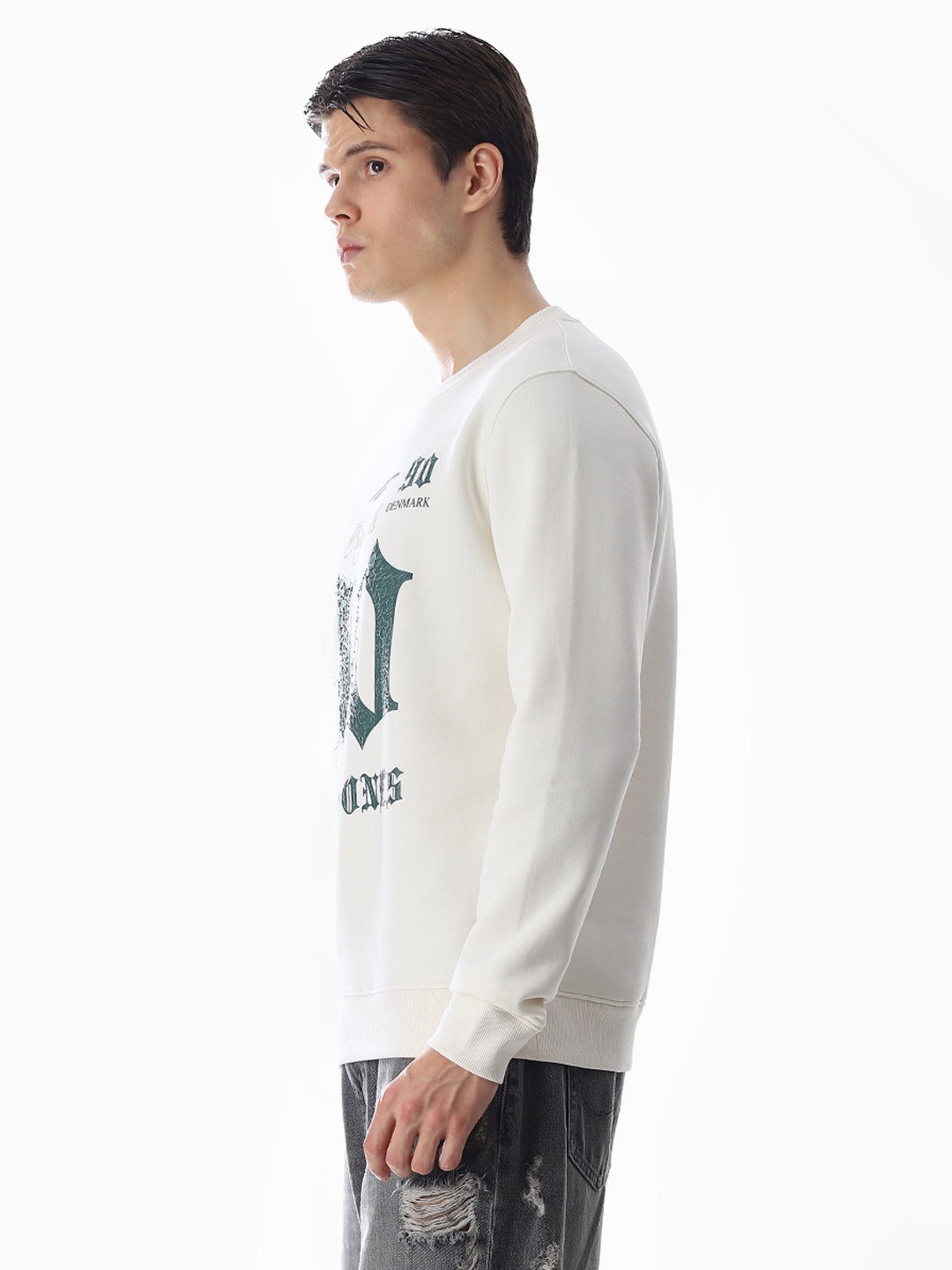 Typographic Print Sweatshirt