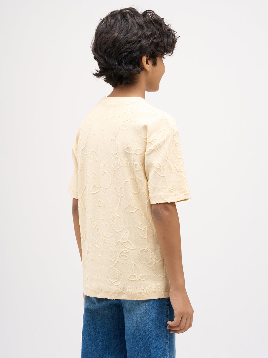 Boys Jacquard Oversized T-shirt
