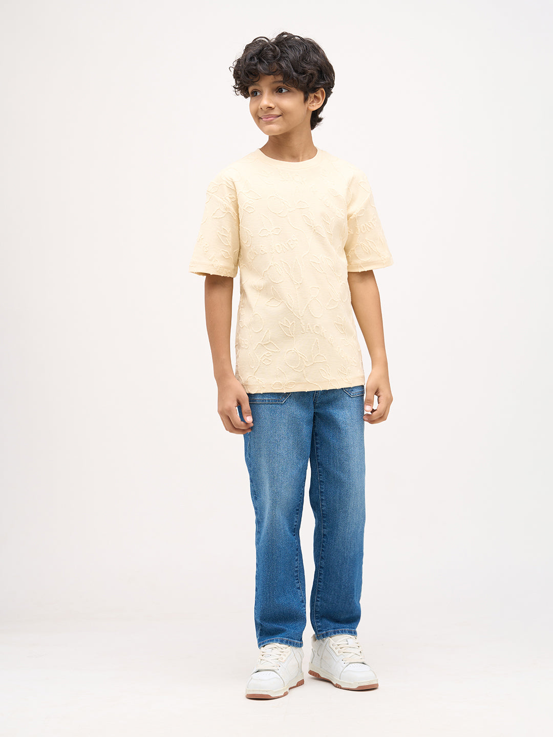 Boys Jacquard Oversized T-shirt