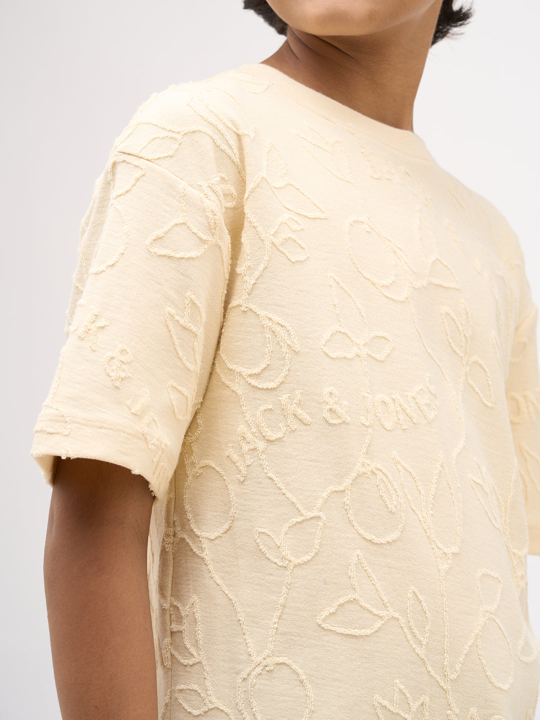 Boys Jacquard Oversized T-shirt