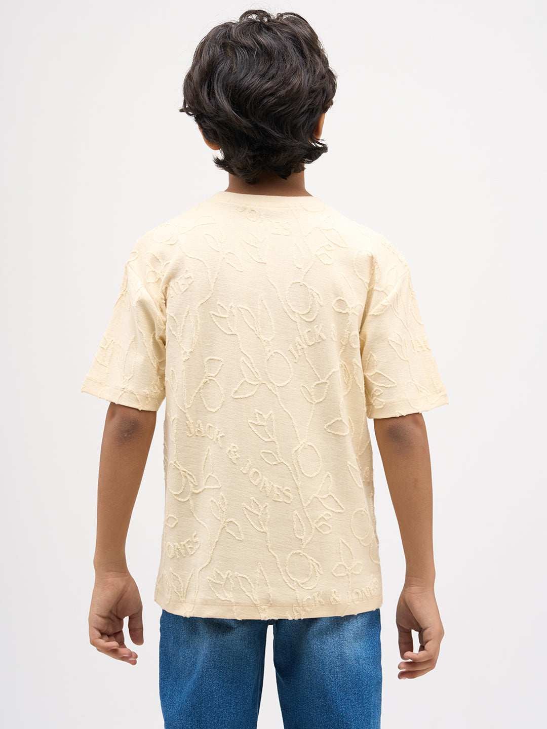 Boys Jacquard Oversized T-shirt