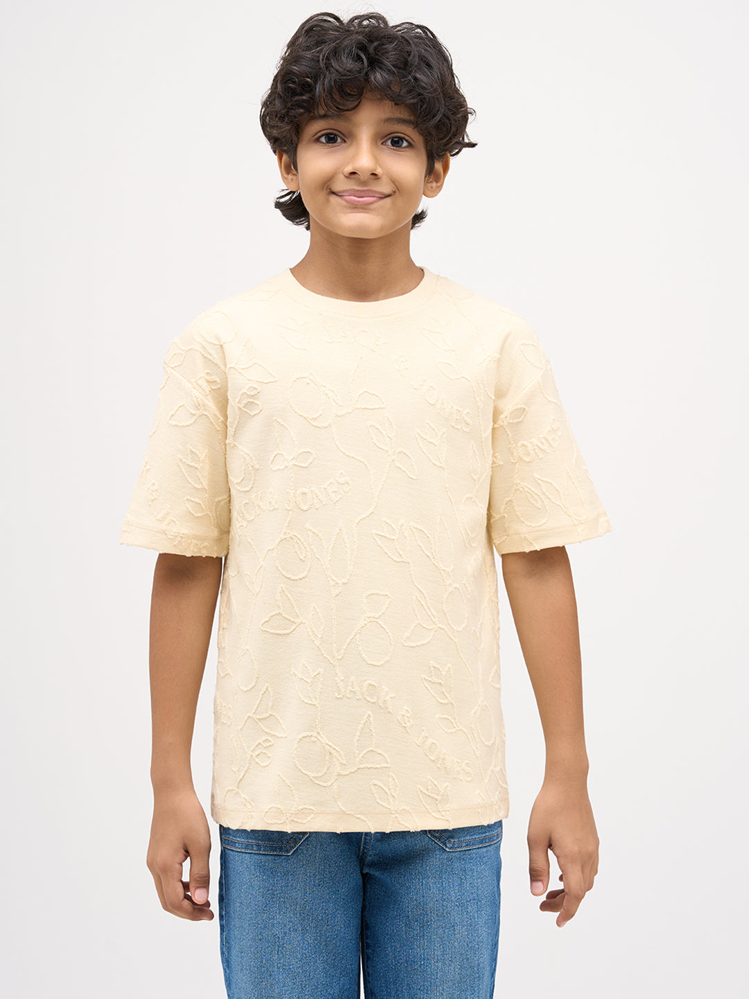 Boys Jacquard Oversized T-shirt