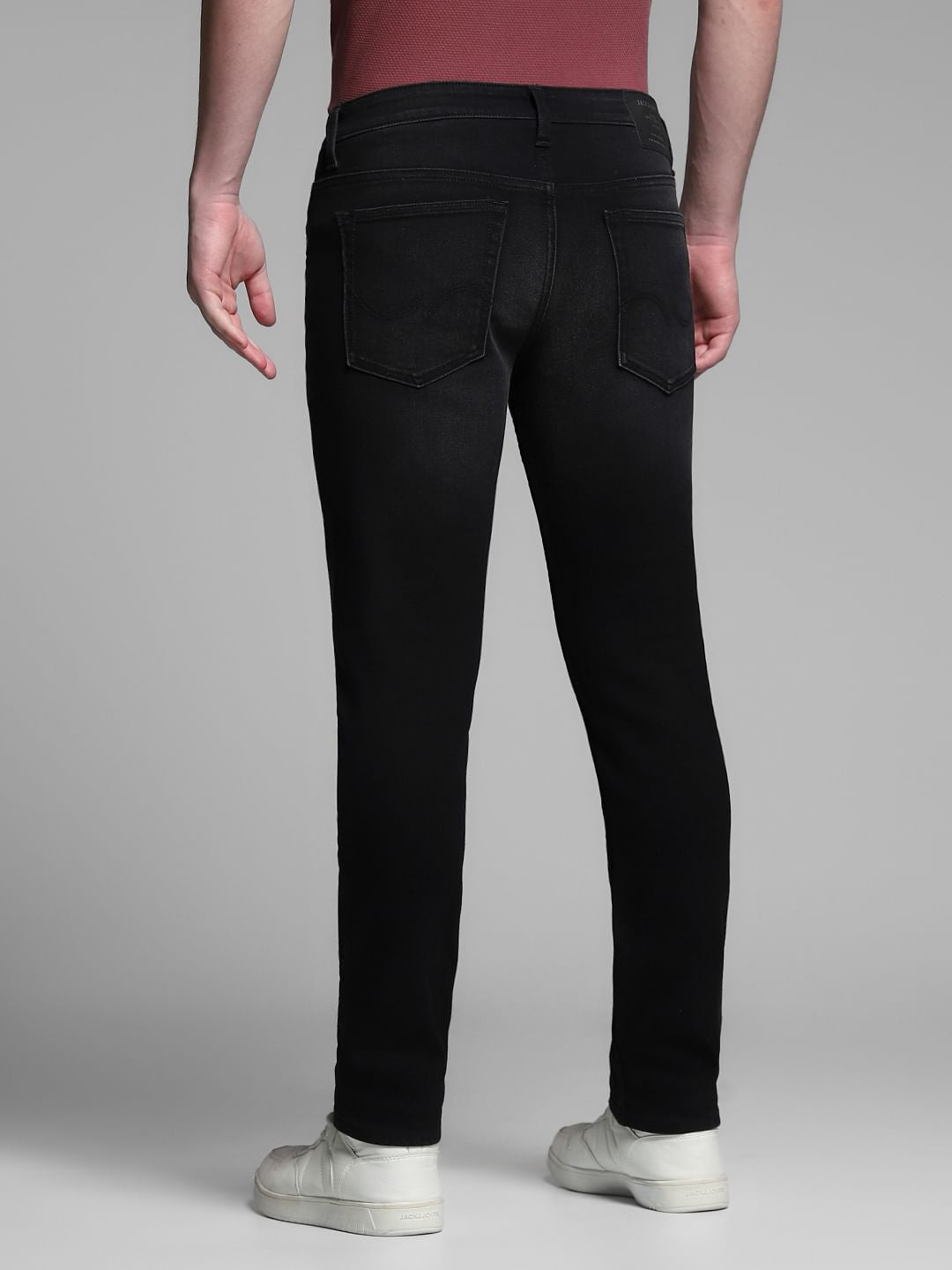Black Brak Slim Fit Cropped Jeans