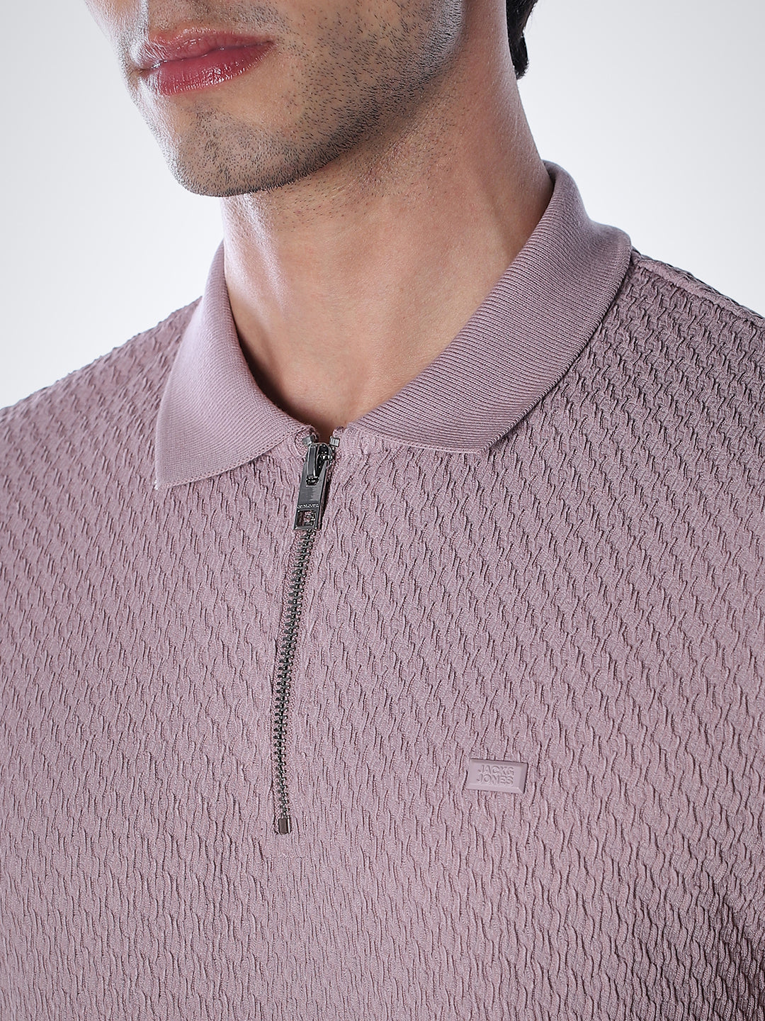 Zipped Detail Polo
