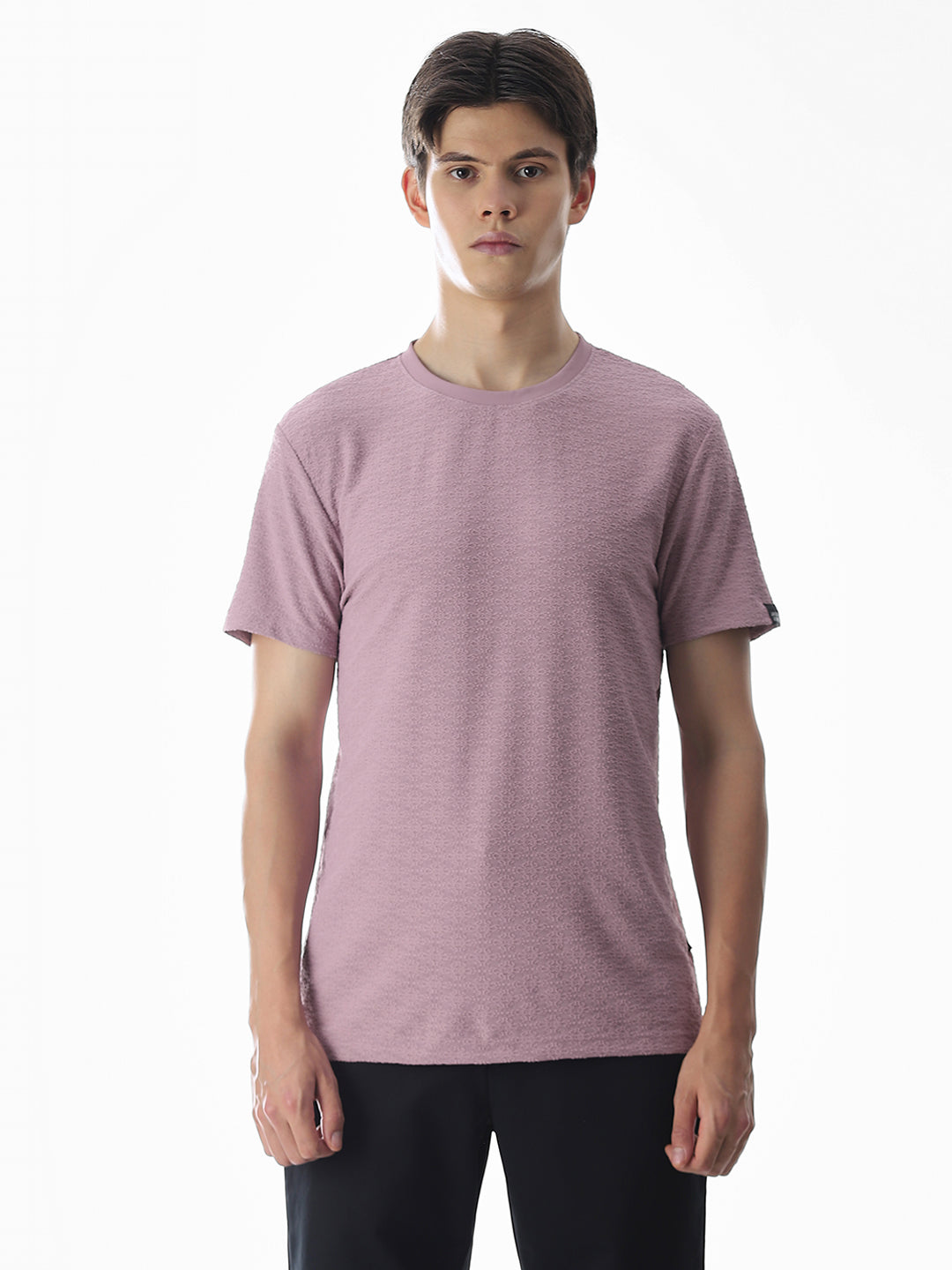 Jacquard Stretch T-shirt