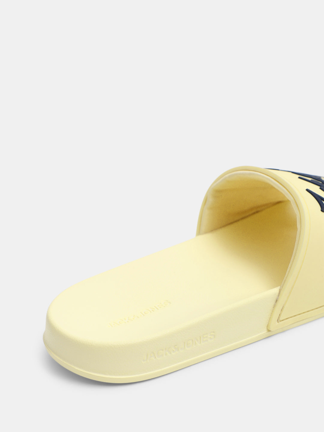 Yellow Moulded Logo Pool Sliders