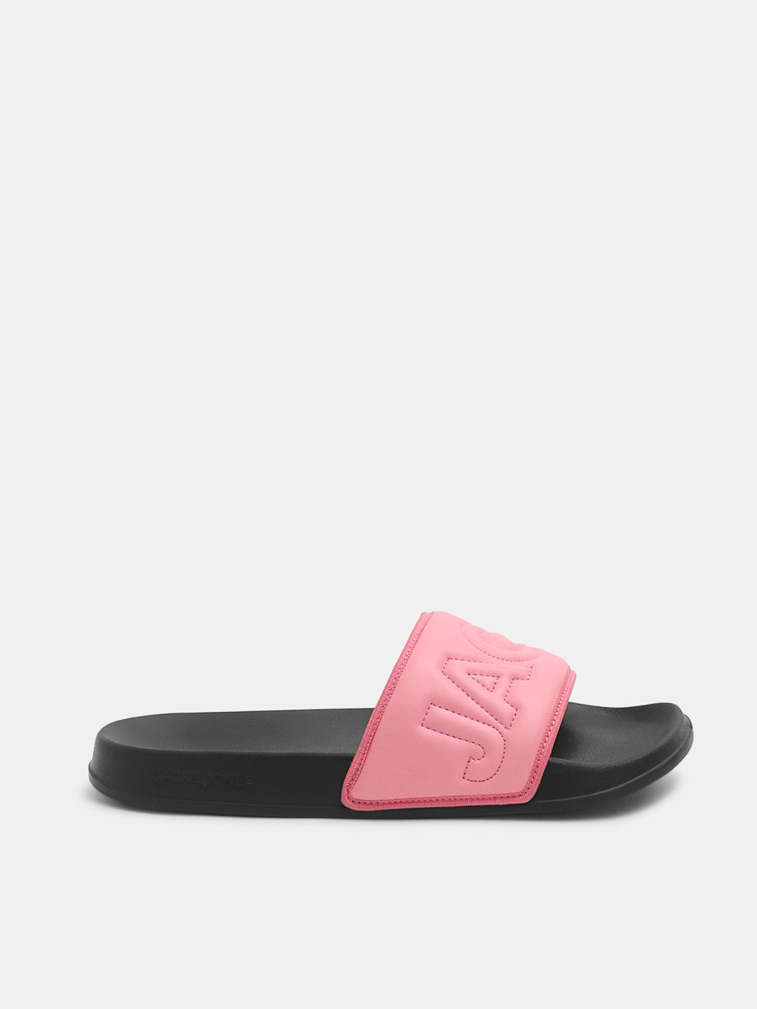 Pink Quilted Logo Pool Sliders