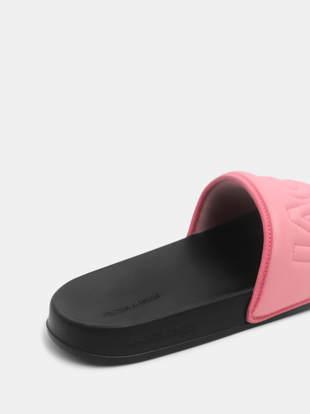 Pink Quilted Logo Pool Sliders