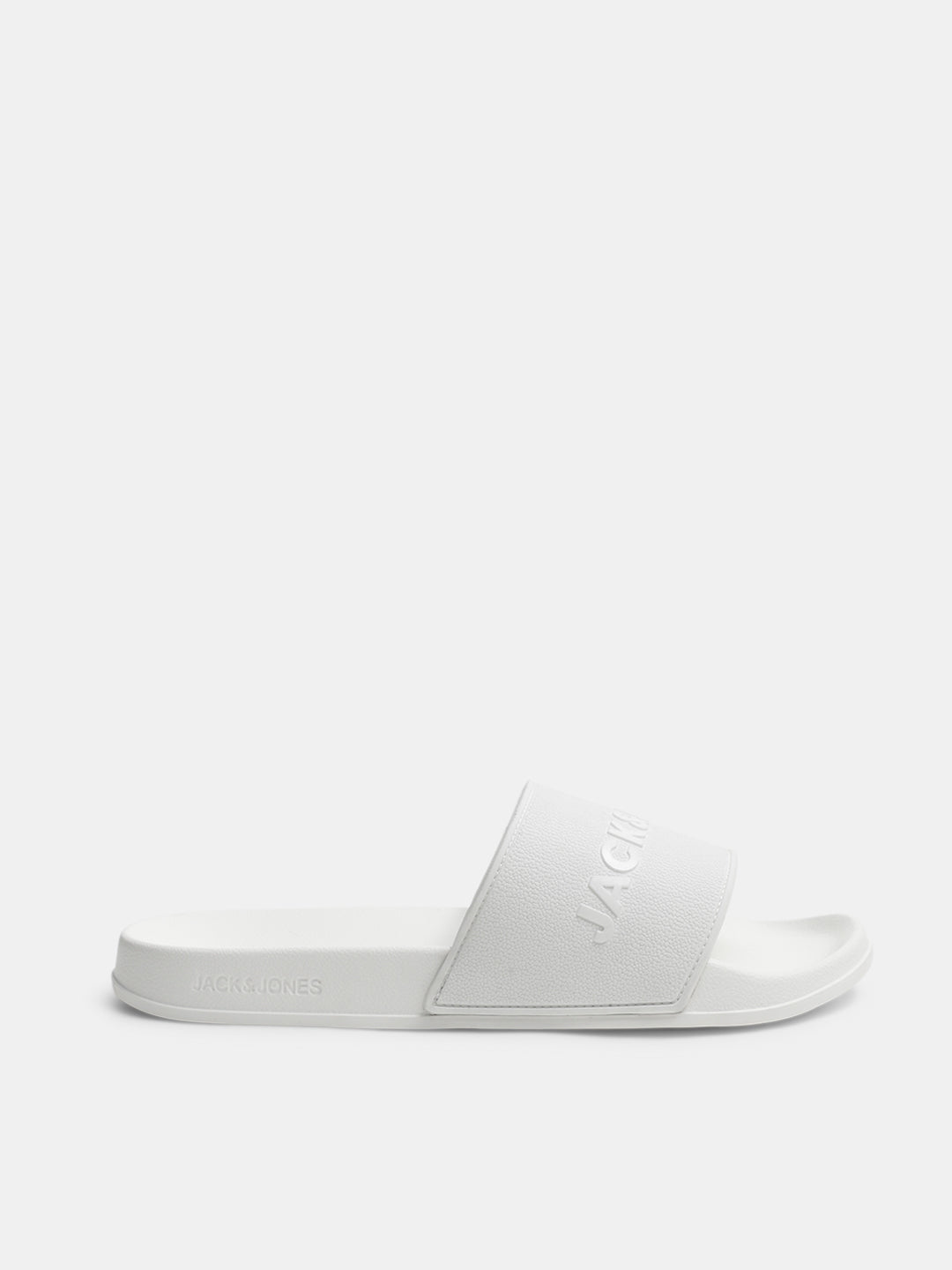 White Glossy Logo Pool Sliders