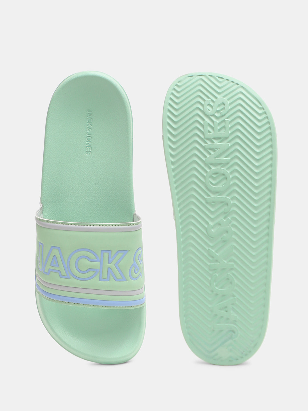 Green Contrast Logo Pool Sliders