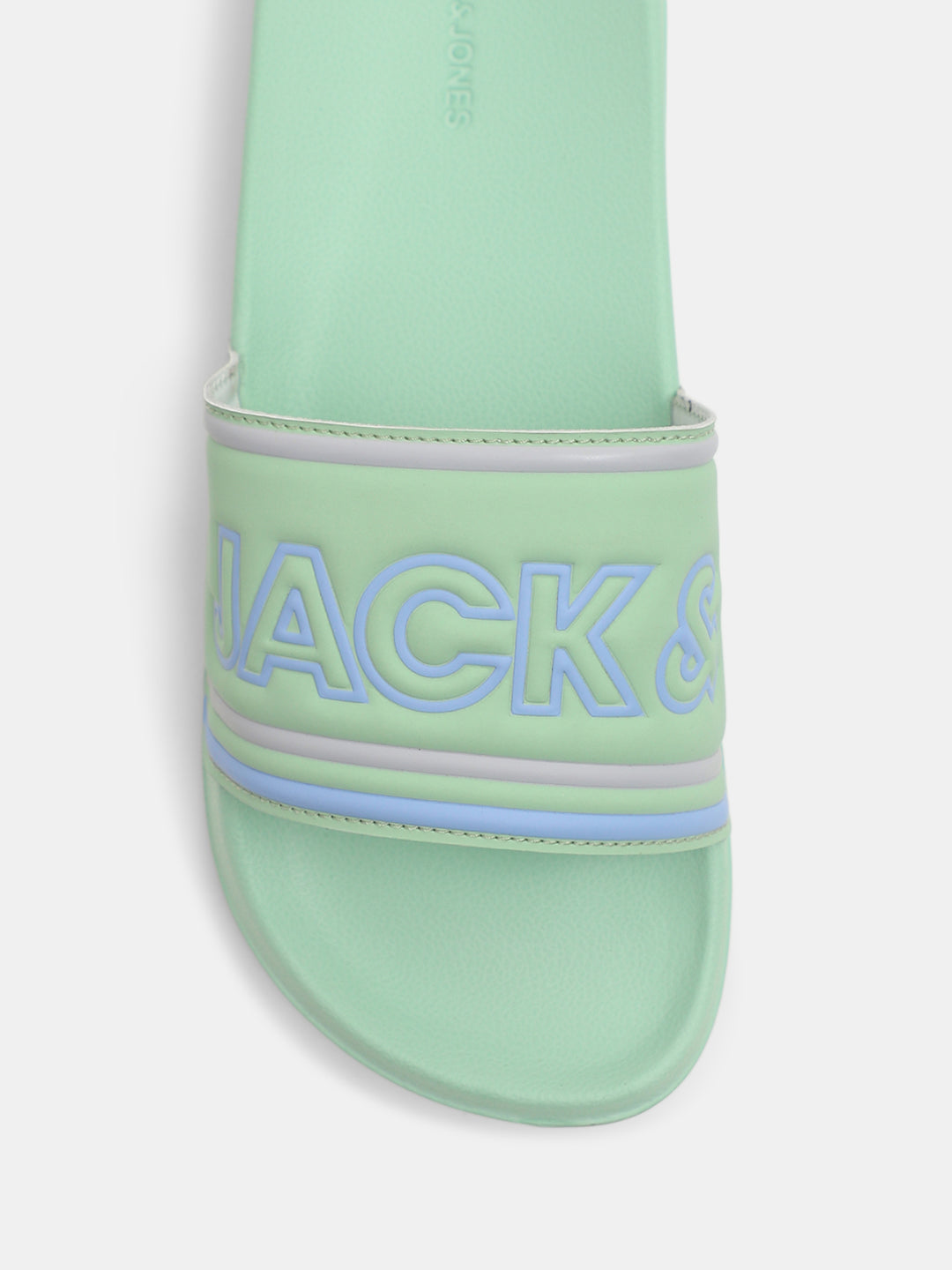 Green Contrast Logo Pool Sliders