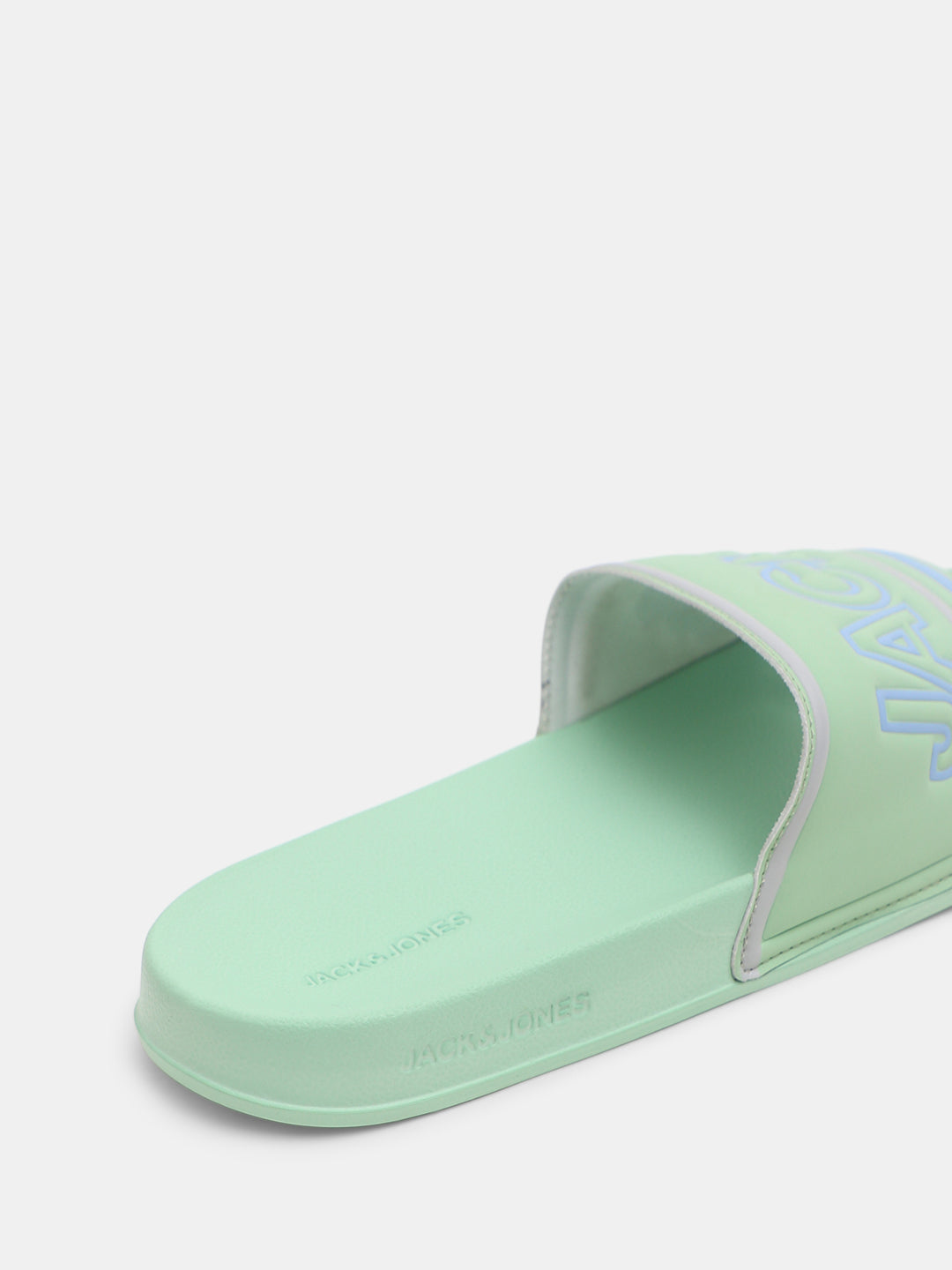 Green Contrast Logo Pool Sliders