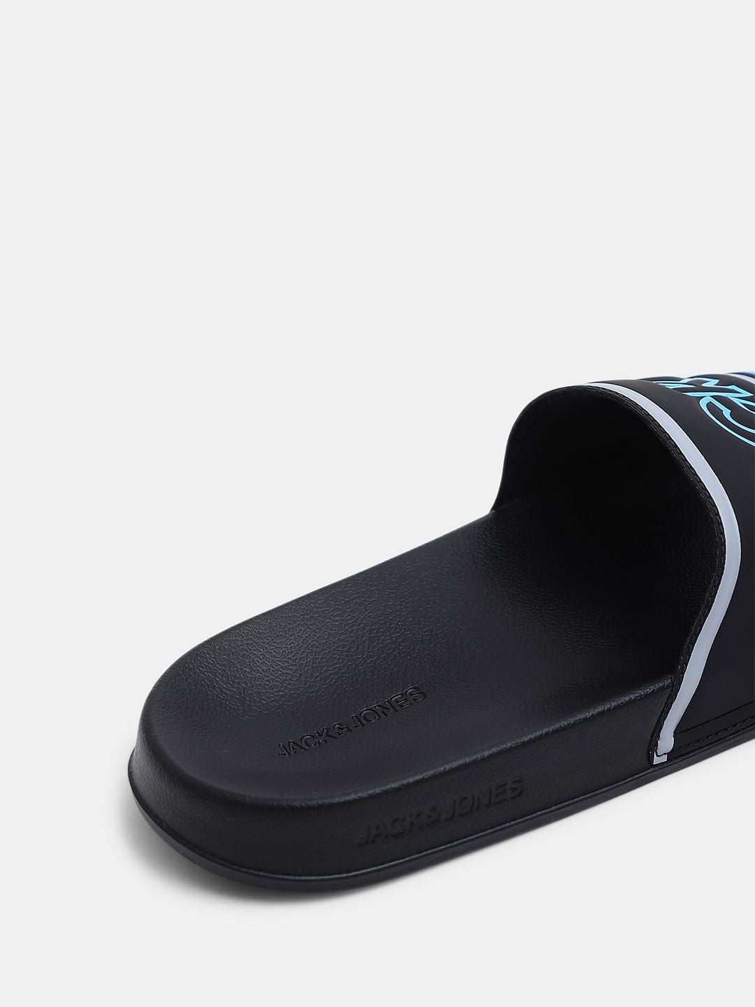 Black Contrast Logo Pool Sliders