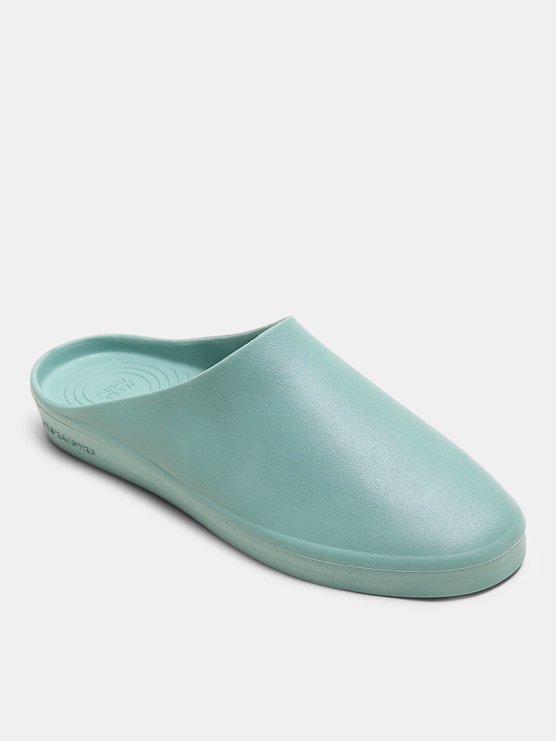 Moulded Mules - Iceberg Green