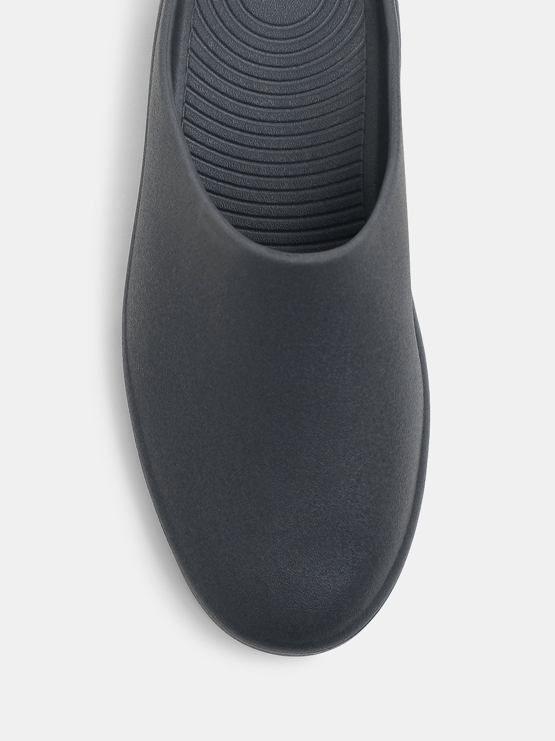 Dark Grey Moulded Mules