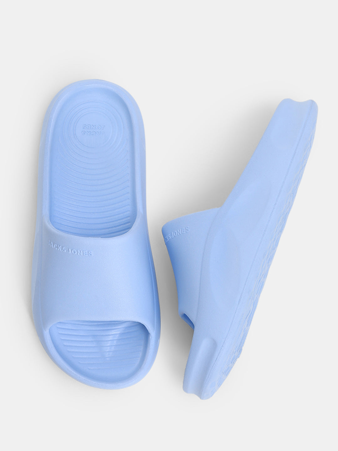 Blue Upper Foamed Moulded Pool Sliders