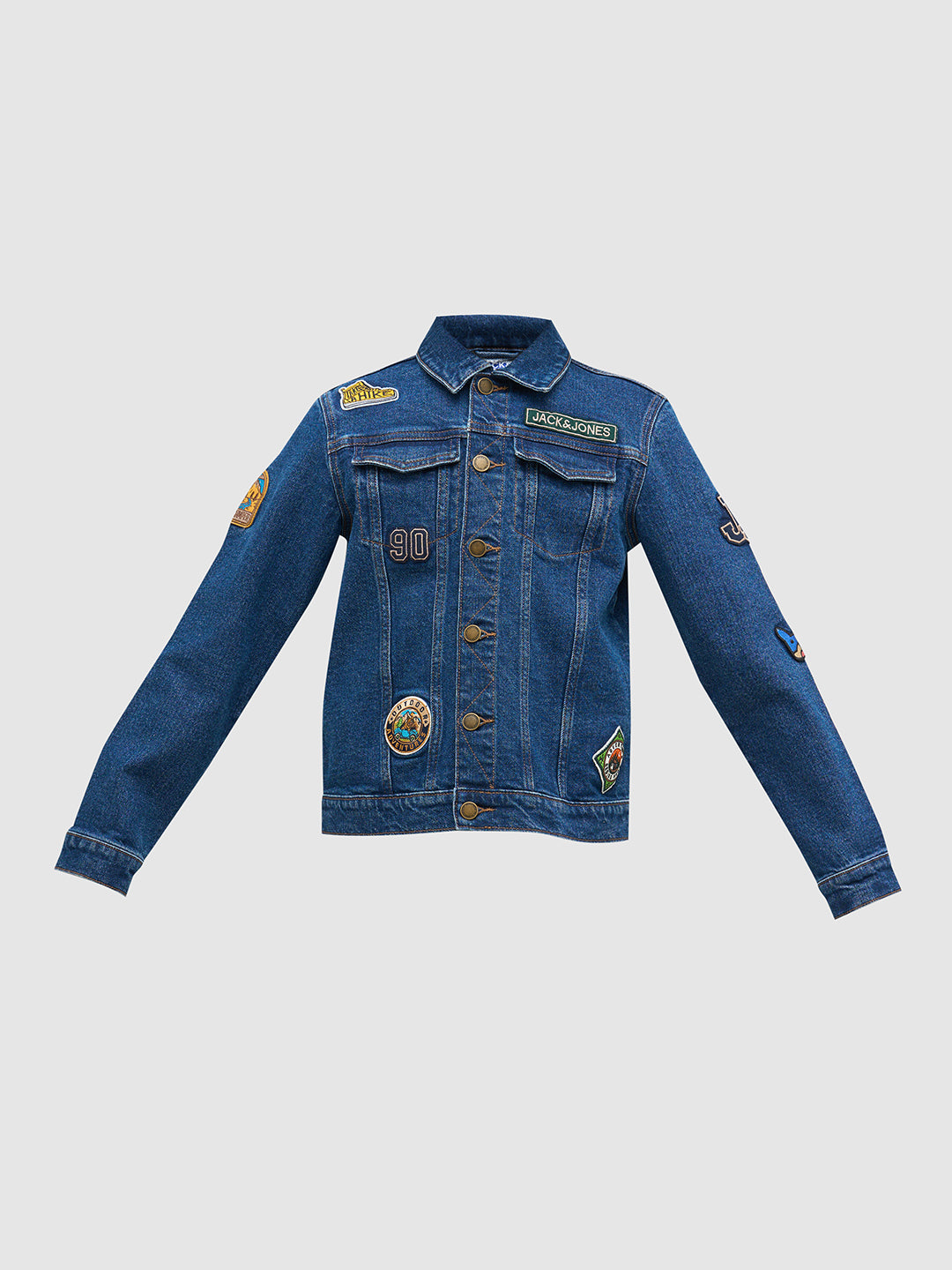 Boys Applique Cotton Denim Jacket