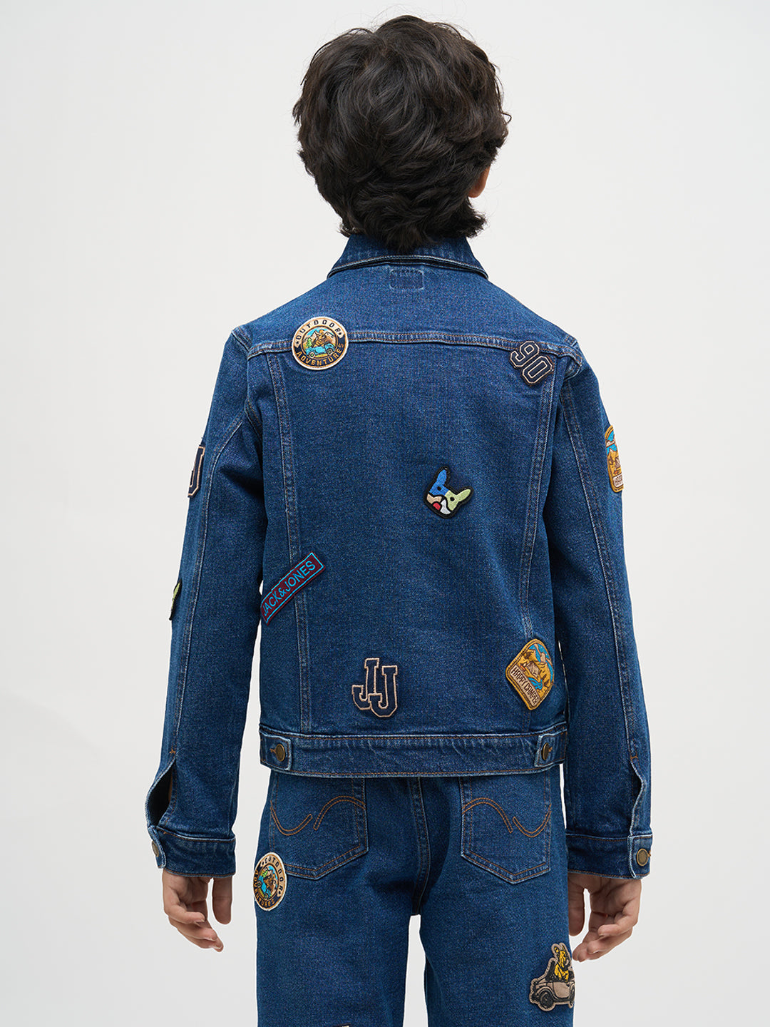 Boys Applique Cotton Denim Jacket
