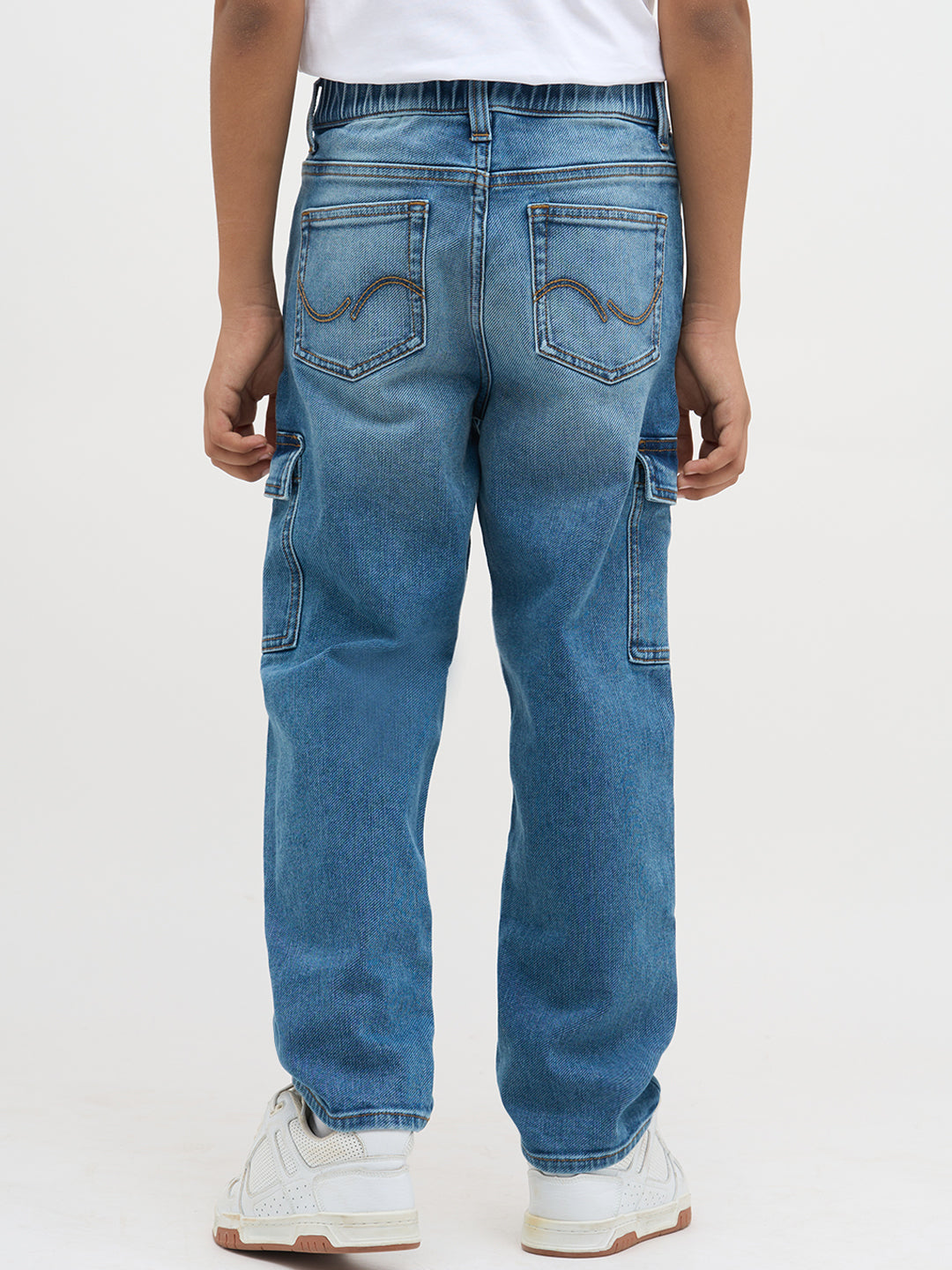 Light Blue Washed Loose Fit Jeans