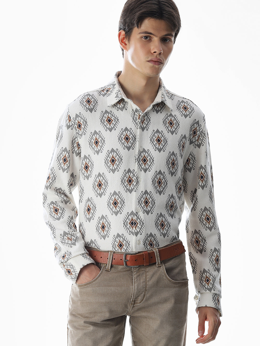 Printed Slim Fit Shirt