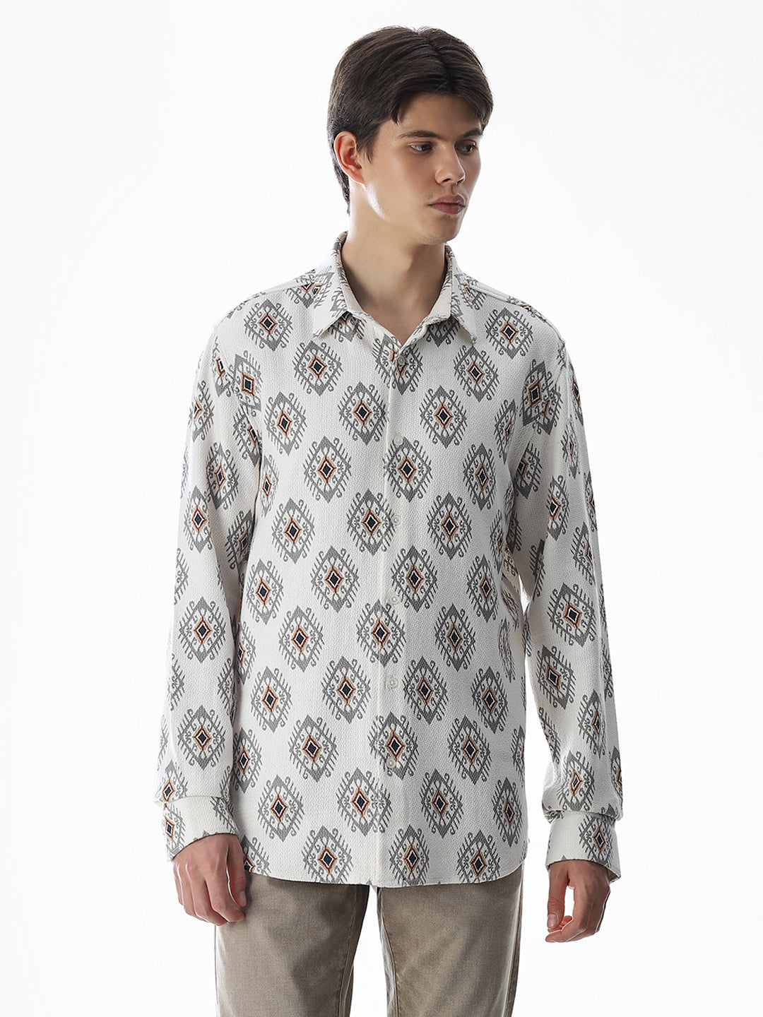 Printed Slim Fit Shirt