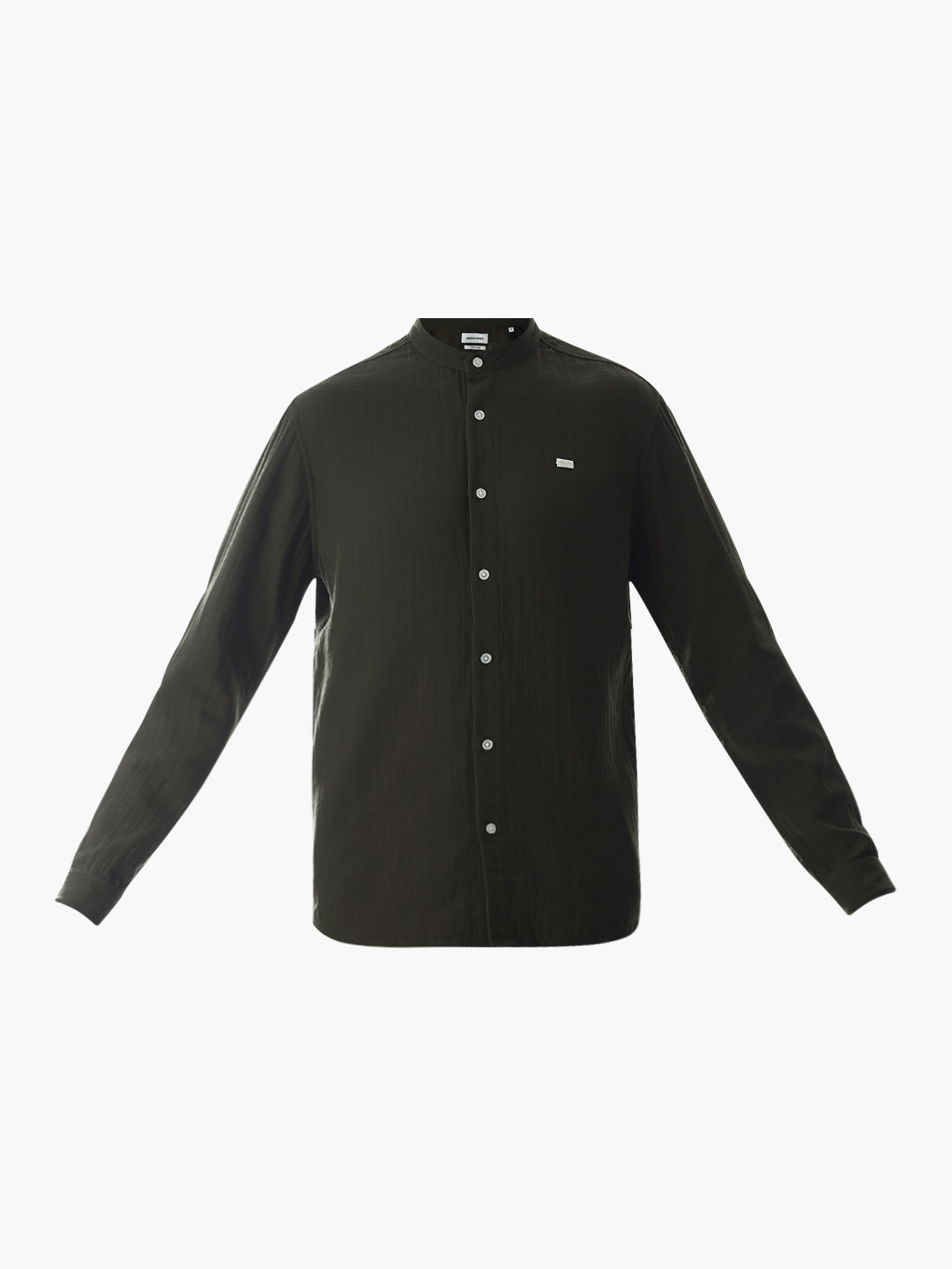 Double Cloth Cotton Shirt - Olive