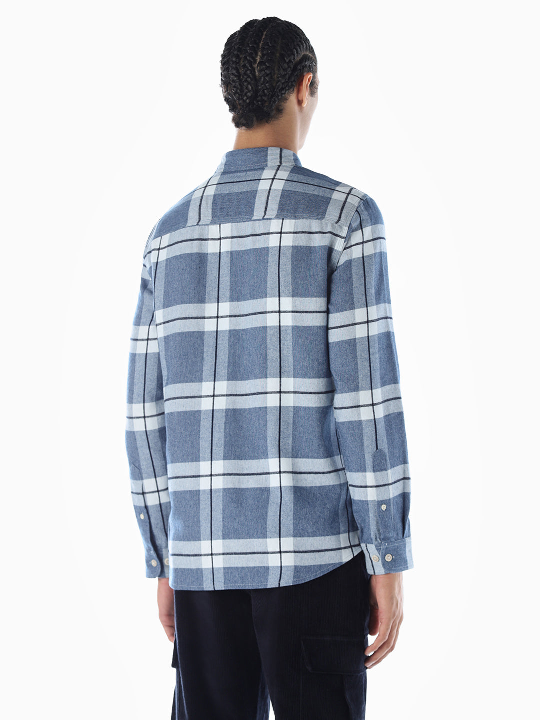 Check Regular Fit Shirt - Blue