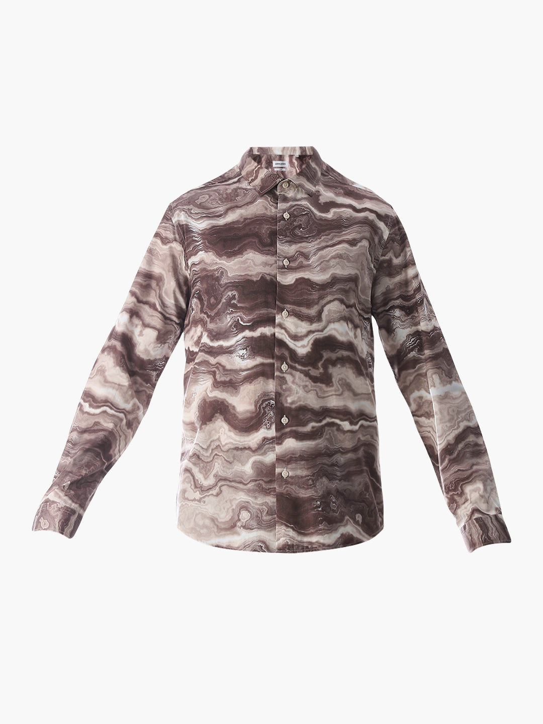 Abstract Print Slim Fit Shirt