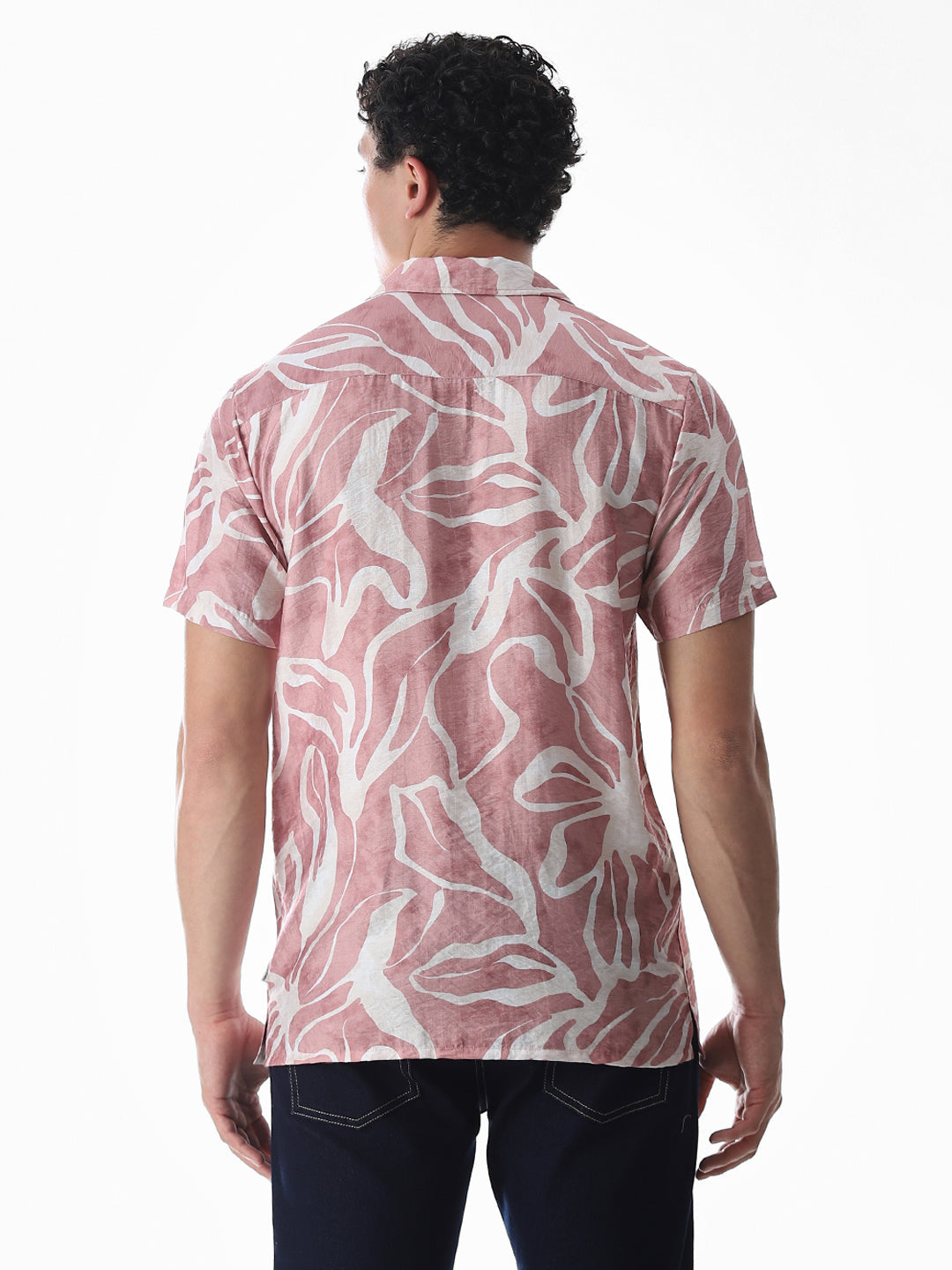 Printed Comfort Fit Shirt - Pink