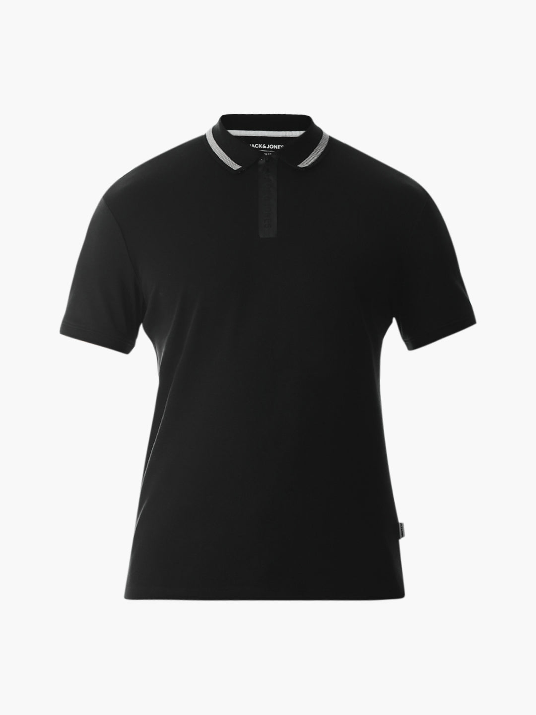 Zip Detail Cotton Polo