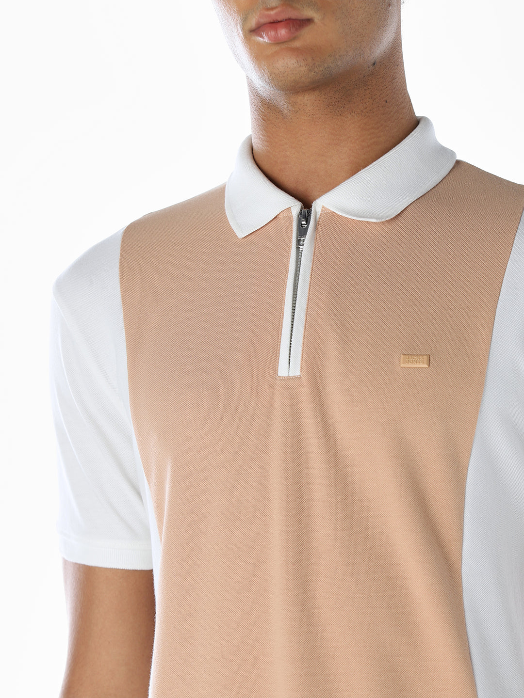 Colourblocked Cut & Sew Polo