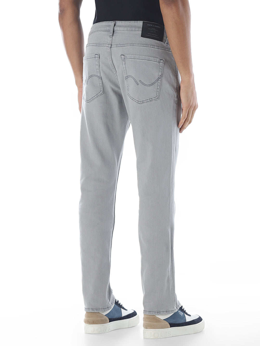 5 Pocket Grey Clark Regular Fit Jeans