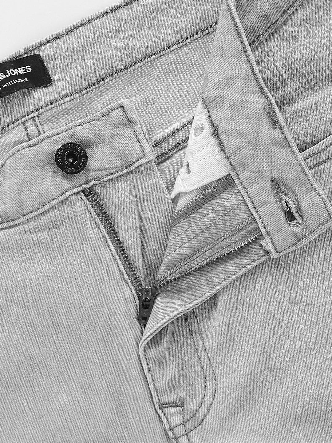 5 Pocket Grey Clark Regular Fit Jeans