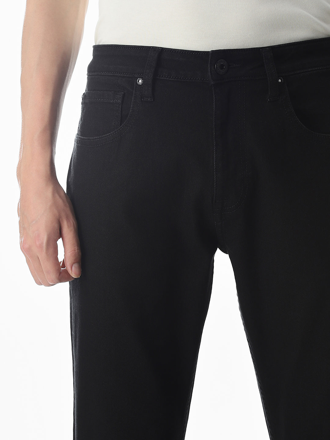 High Rise Cliff Bootcut Jeans - Black