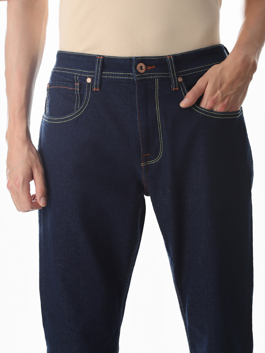 High Rise Cliff Bootcut Jeans - Dark Blue
