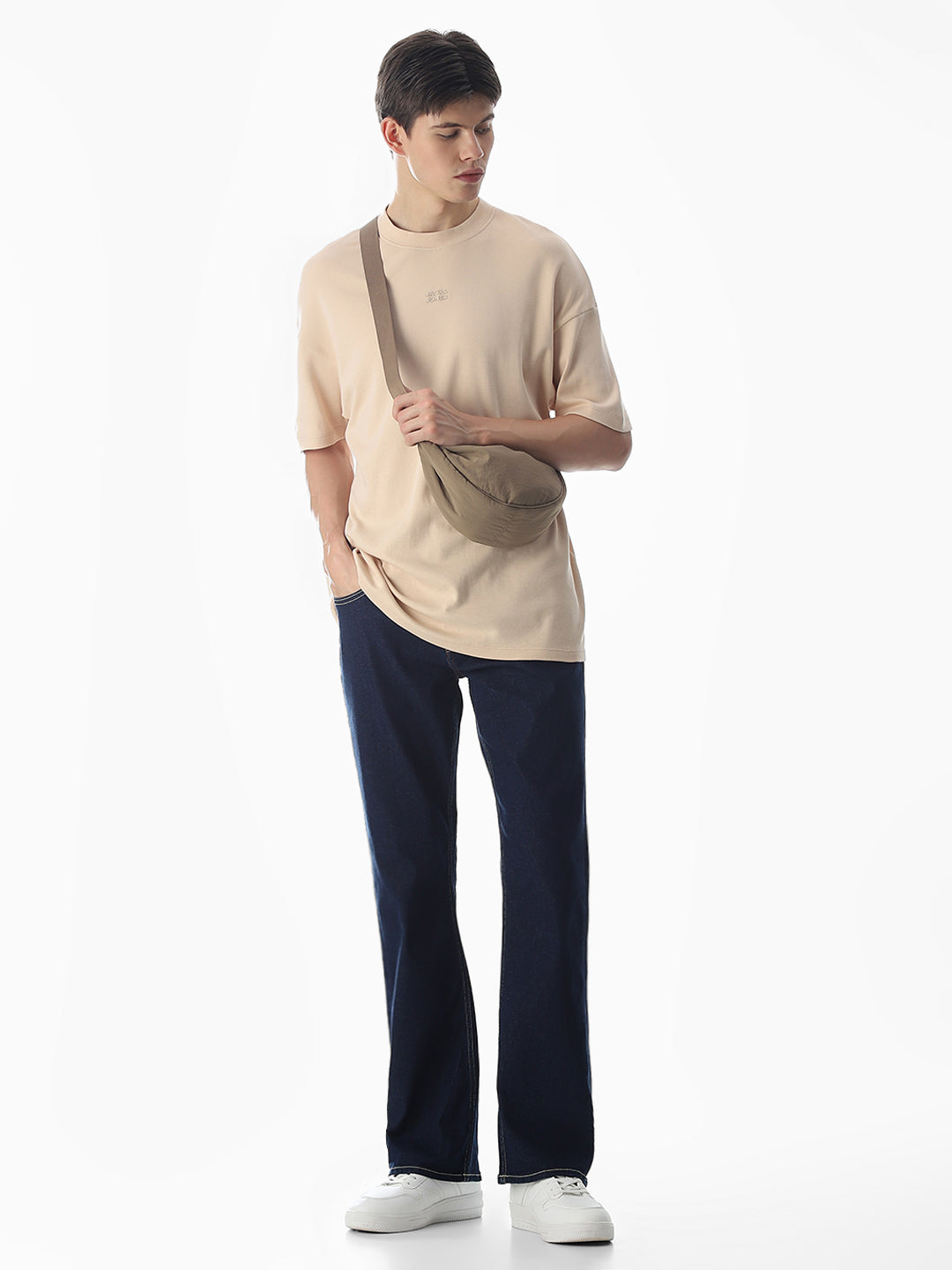 High Rise Cliff Bootcut Jeans - Dark Blue